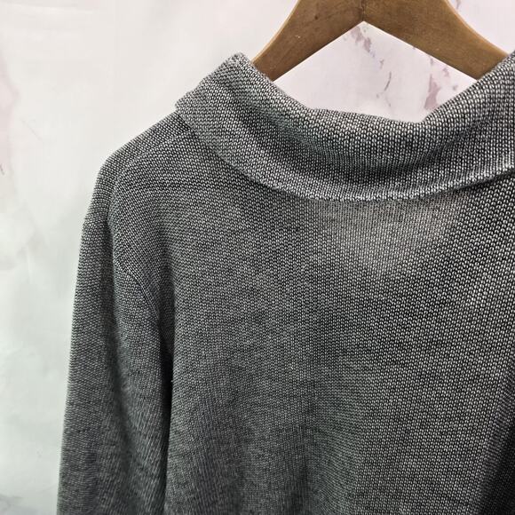 Marine Layer Sweatshirt Mens Medium Gray Pullover Cowl Neck Roll Neck - Picture 6 of 12